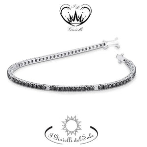 BRACCIALE TENNIS I GIOIELLI DEL SOLE ORO 18KT ref. BRV035NB-19