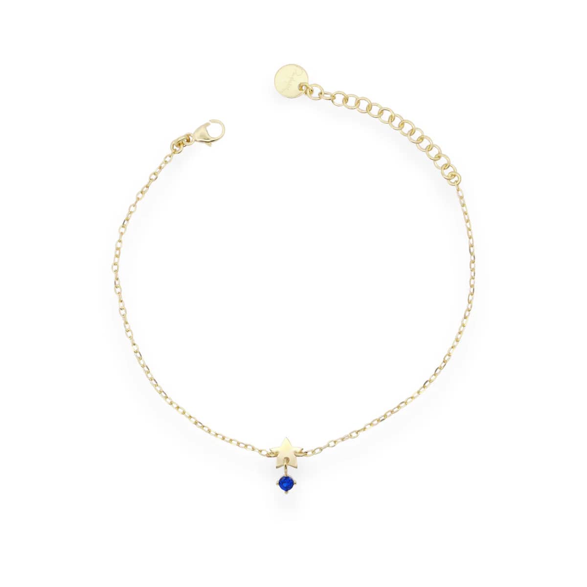 BRACCIALE MINI STELLA E PUNTO LUCE RUE DES MILLE ARG 925 ref.BRZ-024 STE AU