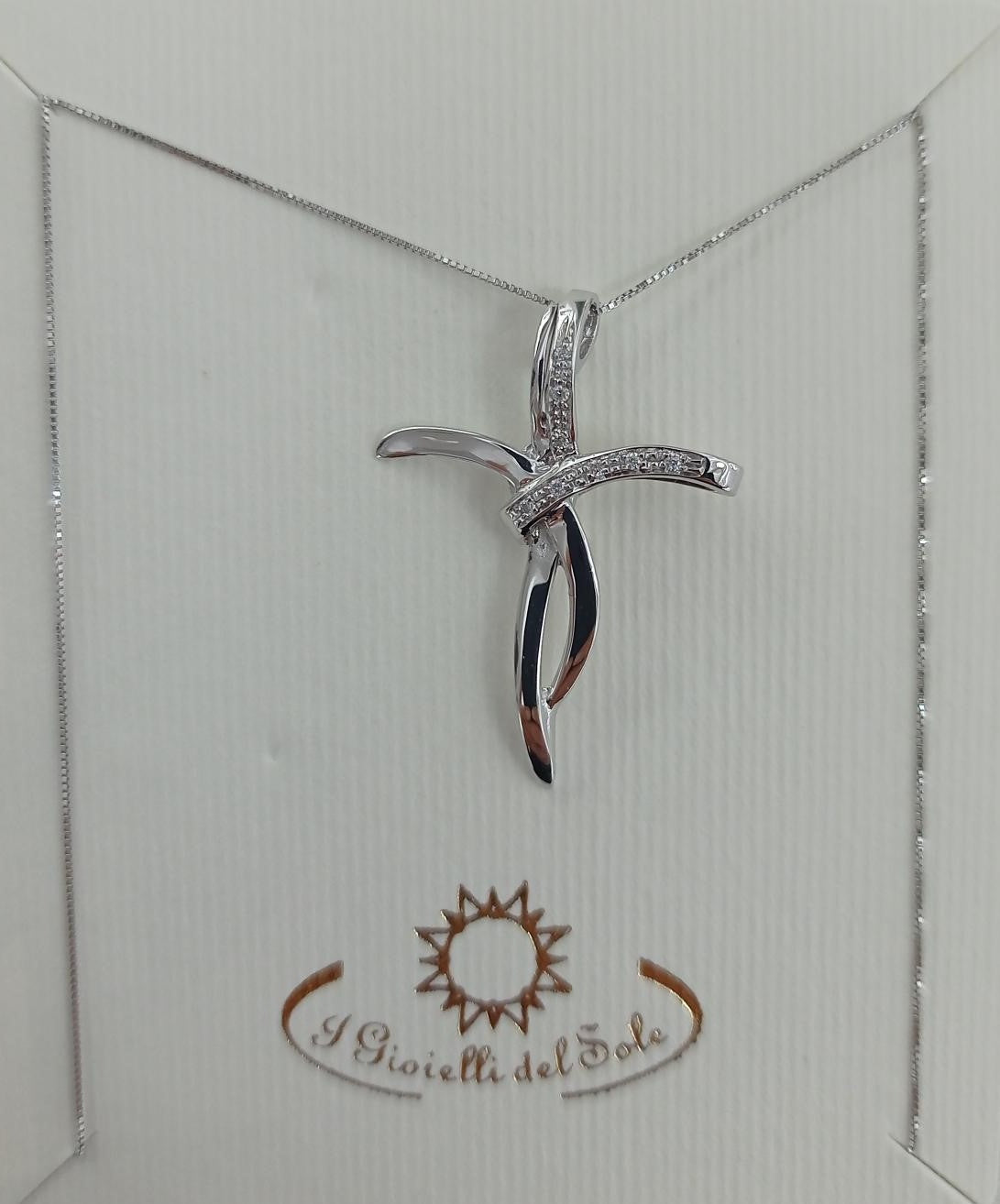 COLLANA CON CROCE I GIOIELLI DEL SOLE ref. CL1025B