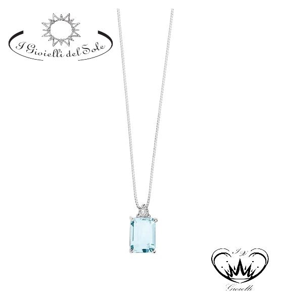 COLLANA I GIOIELLI DEL SOLE ACQUAMARINA CLAQ6-075