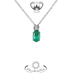 COLLANA I GIOIELLI DEL SOLE SMERALDI  ref. CLC194SB-050