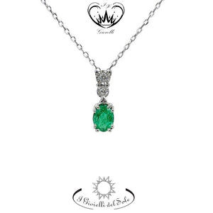 COLLANA I GIOIELLI DEL SOLE SMERALDI  ref. CLC229S-003