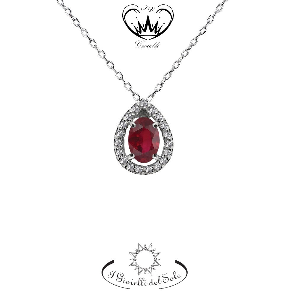 COLLANA I GIOIELLI DEL SOLE RUBINI  ref. CLC301BR-060