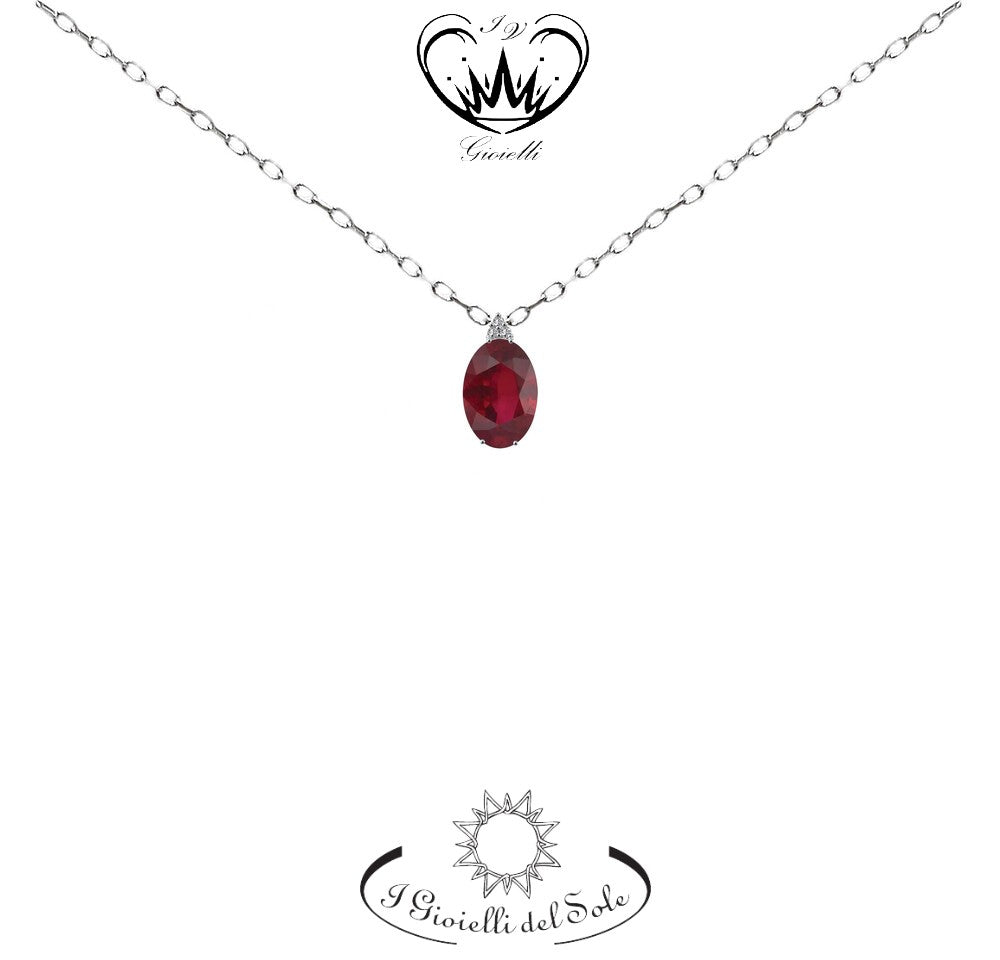 COLLANA I GIOIELLI DEL SOLE RUBINI ref. CLC306R-060