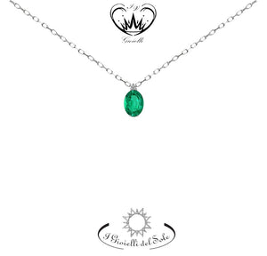 COLLANA I GIOIELLI DEL SOLE SMERALDI ref. CLC306S-060