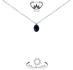 COLLANA I GIOIELLI DEL SOLE ZAFFIRI BLU ref. CLC306Z-060