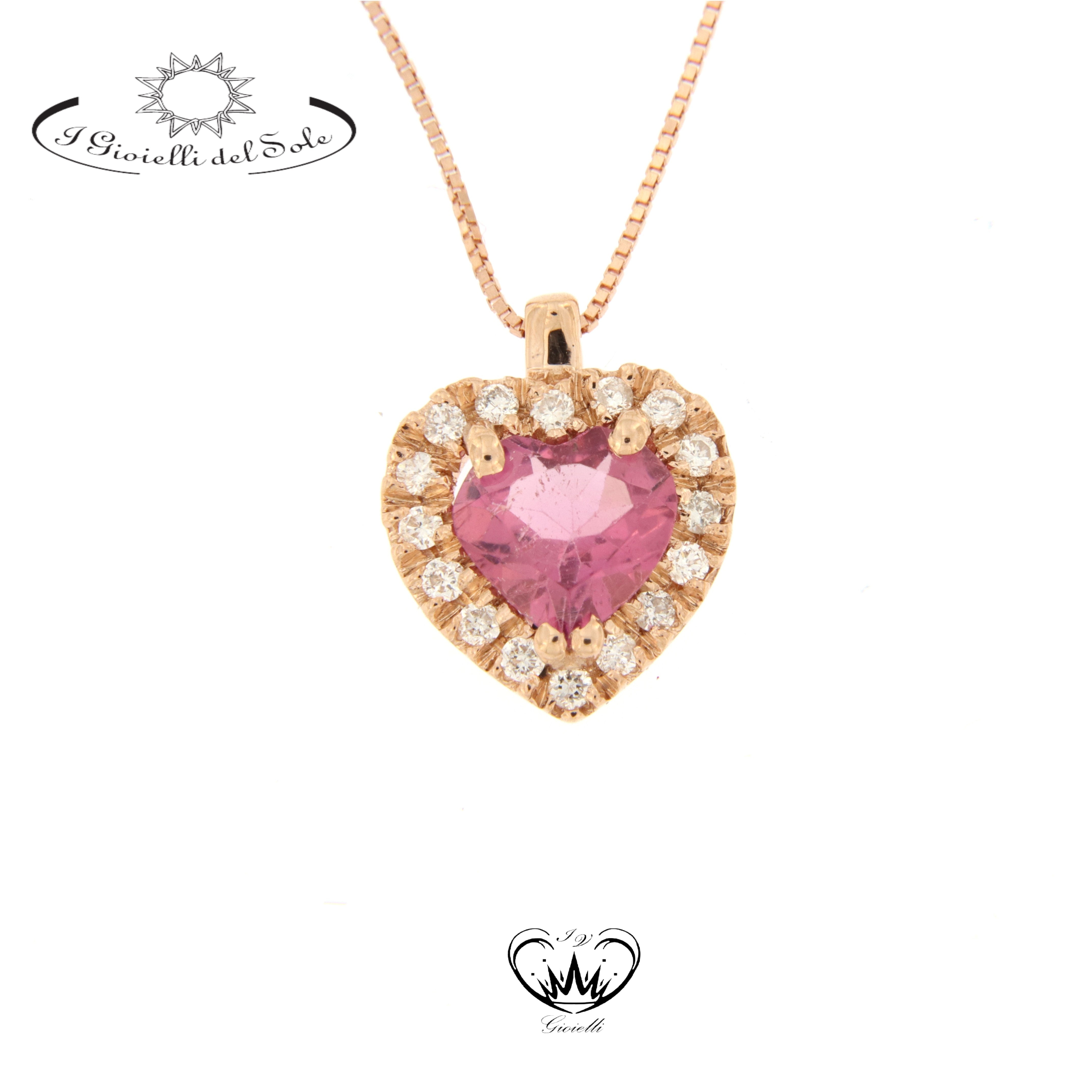 COLLANA CUORE I GIOIELLI DEL SOLE ref. CLC35RR-008