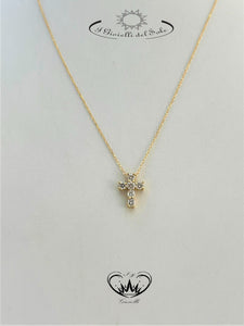 COLLANA CROCE I GIOIELLI DEL SOLE ref.CLF200G-040