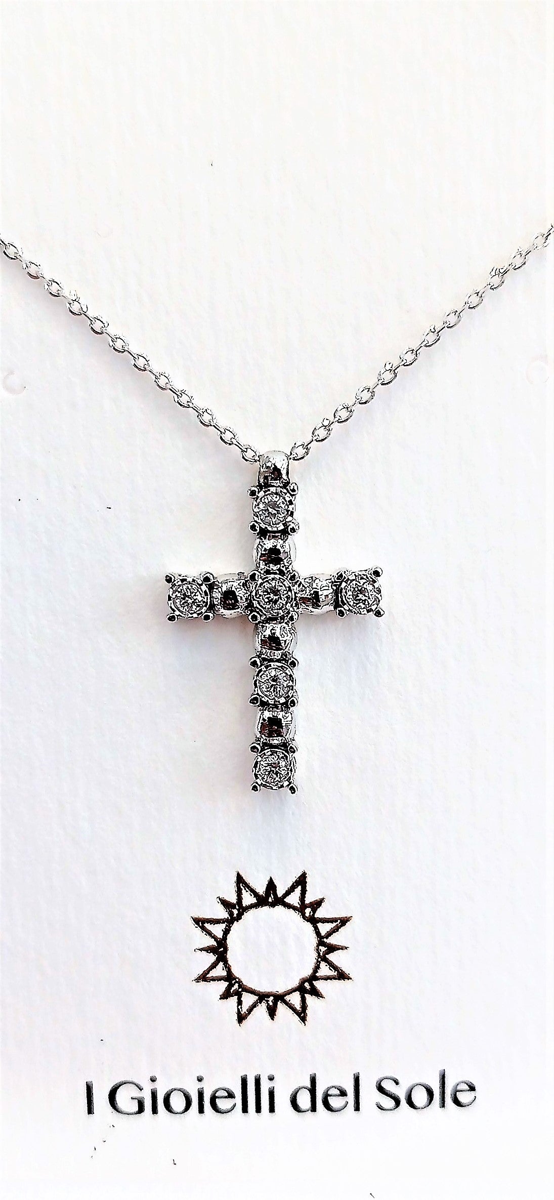 COLLANA CROCE I GIOIELLI DEL SOLE ref.CLF39B-015