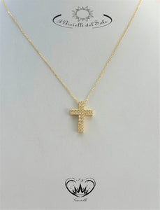 COLLANA CROCE I GIOIELLI DEL SOLE ref.CLF67G-025