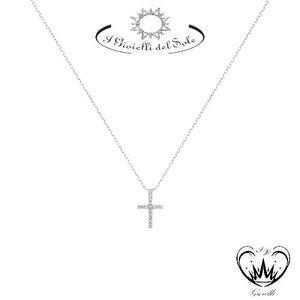 COLLANA CROCE I GIOIELLI DEL SOLE ref.CLF69-016