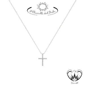COLLANA CROCE I GIOIELLI DEL SOLE ref.CLF69-025