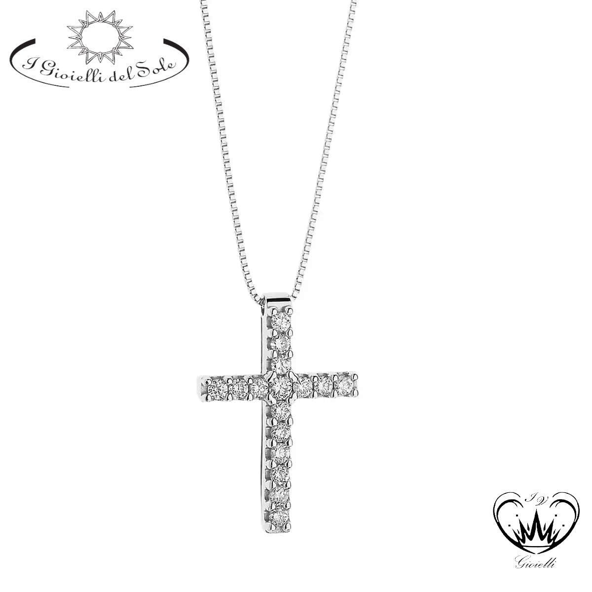 COLLANA CROCE I GIOIELLI DEL SOLE ref.CLF69-096