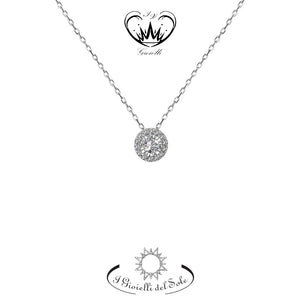 COLLANA PUNTO LUCE I GIOIELLI DEL SOLE ct. 0,15 ref. CLLS55-015