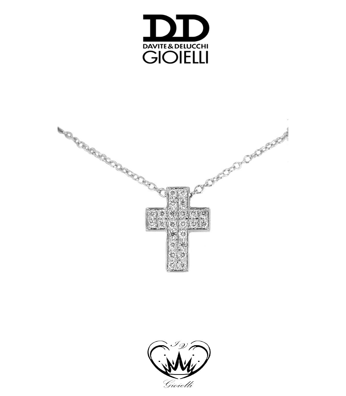 COLLANA CON CROCE DD GIOIELLI ref. CLN011657
