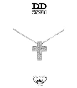COLLANA CON CROCE DD GIOIELLI ref. CLN011657