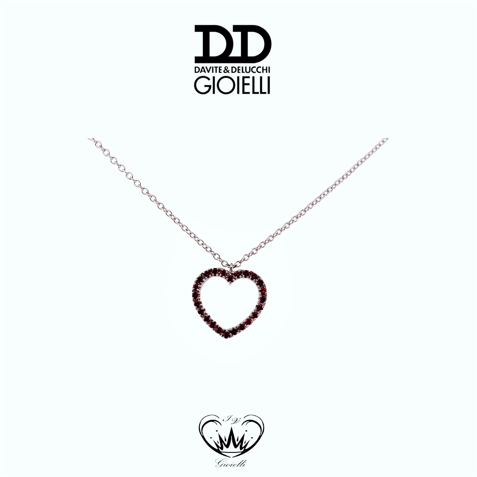 COLLANA CUORE DD GIOIELLI  ref. CLN011681RB