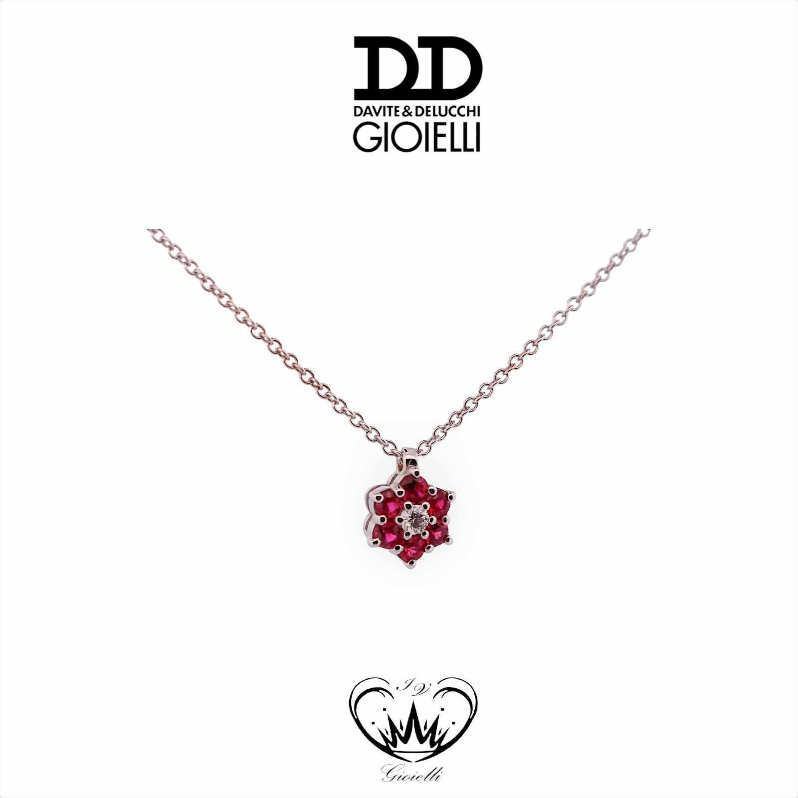 COLLANA FIORE DD GIOIELLI  ref. CLN011682RB