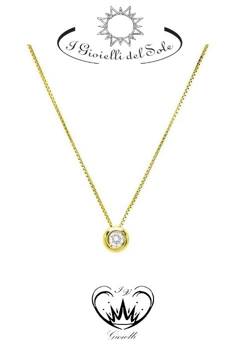 COLLANA I GIOIELLI DEL SOLE ORO 18KT ref. CLS2G-05
