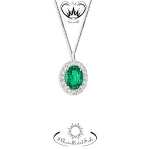 COLLANA I GIOIELLI DEL SOLE SMERALDI ref. CLT168S