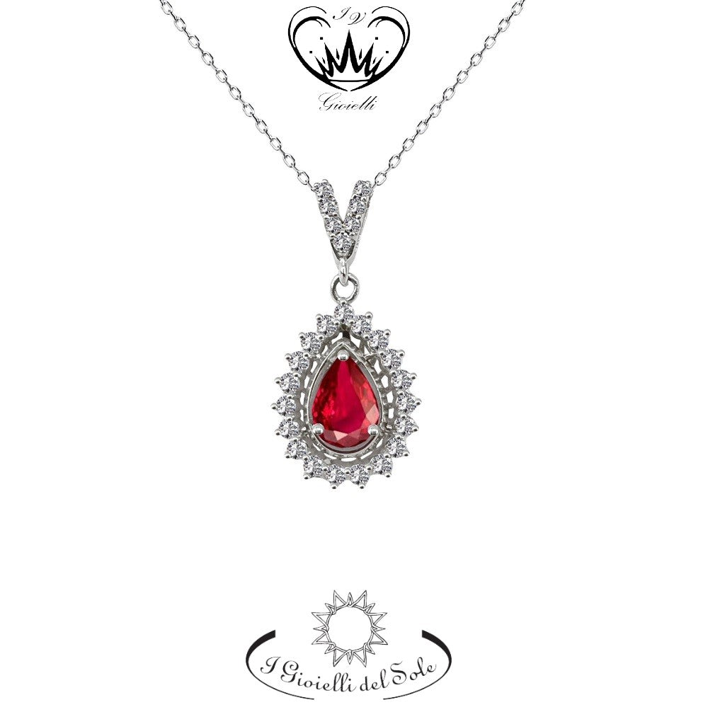 COLLANA I GIOIELLI DEL SOLE RUBINO ref. CLV0127R