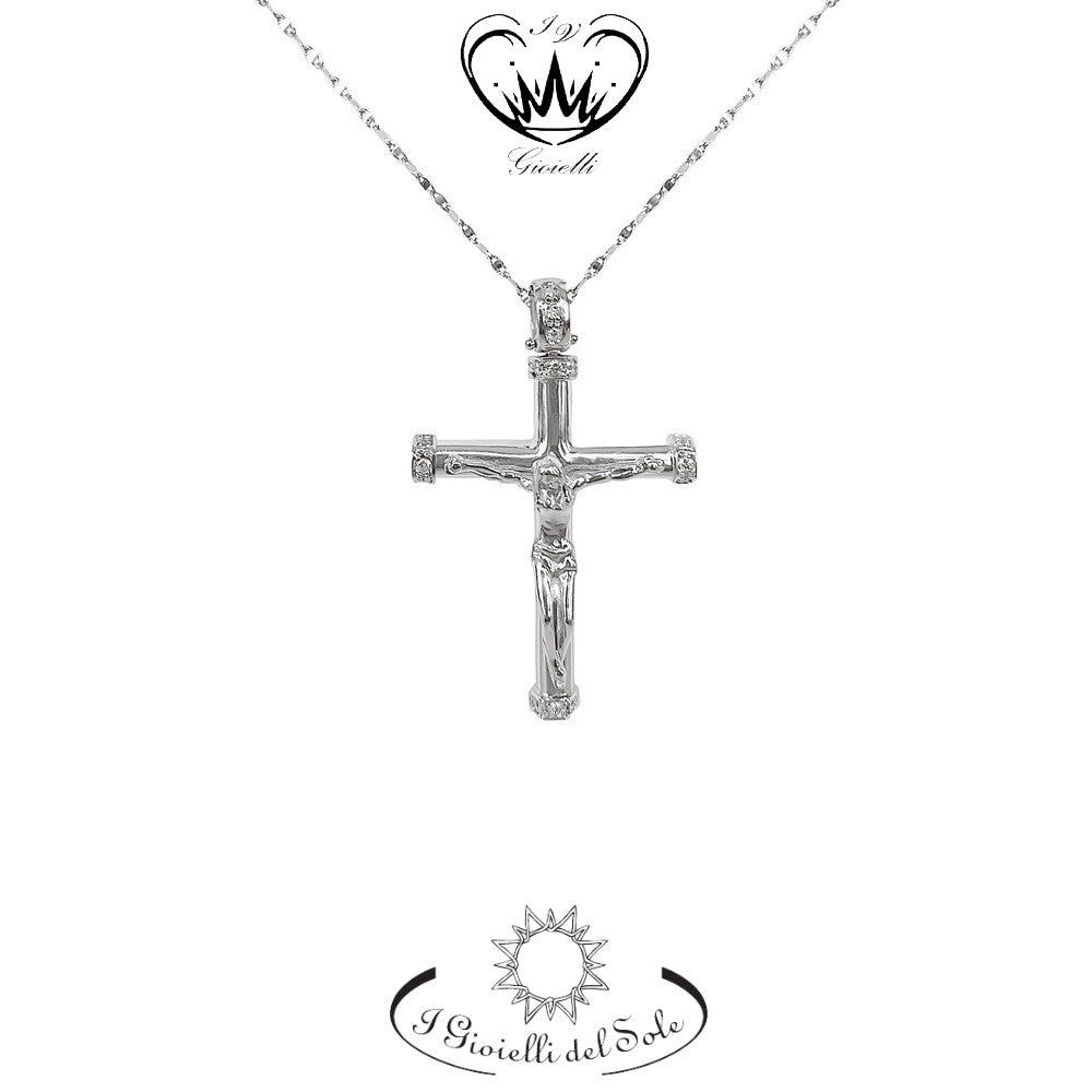 COLLANA CON CROCE I GIOIELLI DEL SOLE  ref. CR244TB