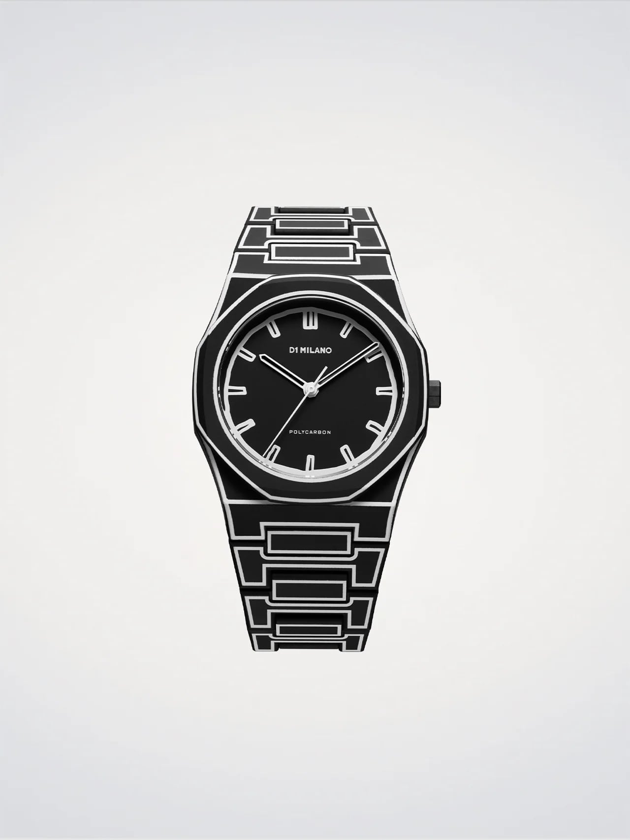 OROLOGIO D1 MILANO POLYCARBON BLACK SKETCH ref. D1-PCBJ33