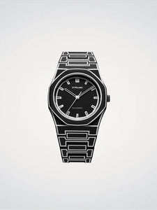 OROLOGIO D1 MILANO POLYCARBON BLACK SKETCH ref. D1-PCBJ33