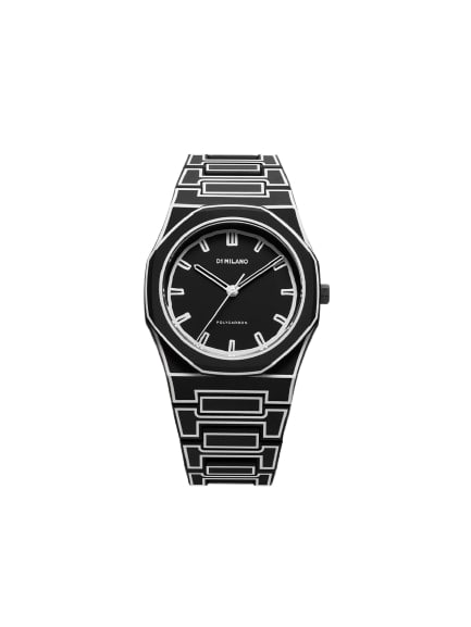 OROLOGIO D1 MILANO POLYCARBON BLACK SKETCH ref. D1-PCBJ33