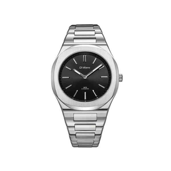 OROLOGIO D1 MILANO ULTRA THIN GROOVY BLACK ref. D1-UHBJ01