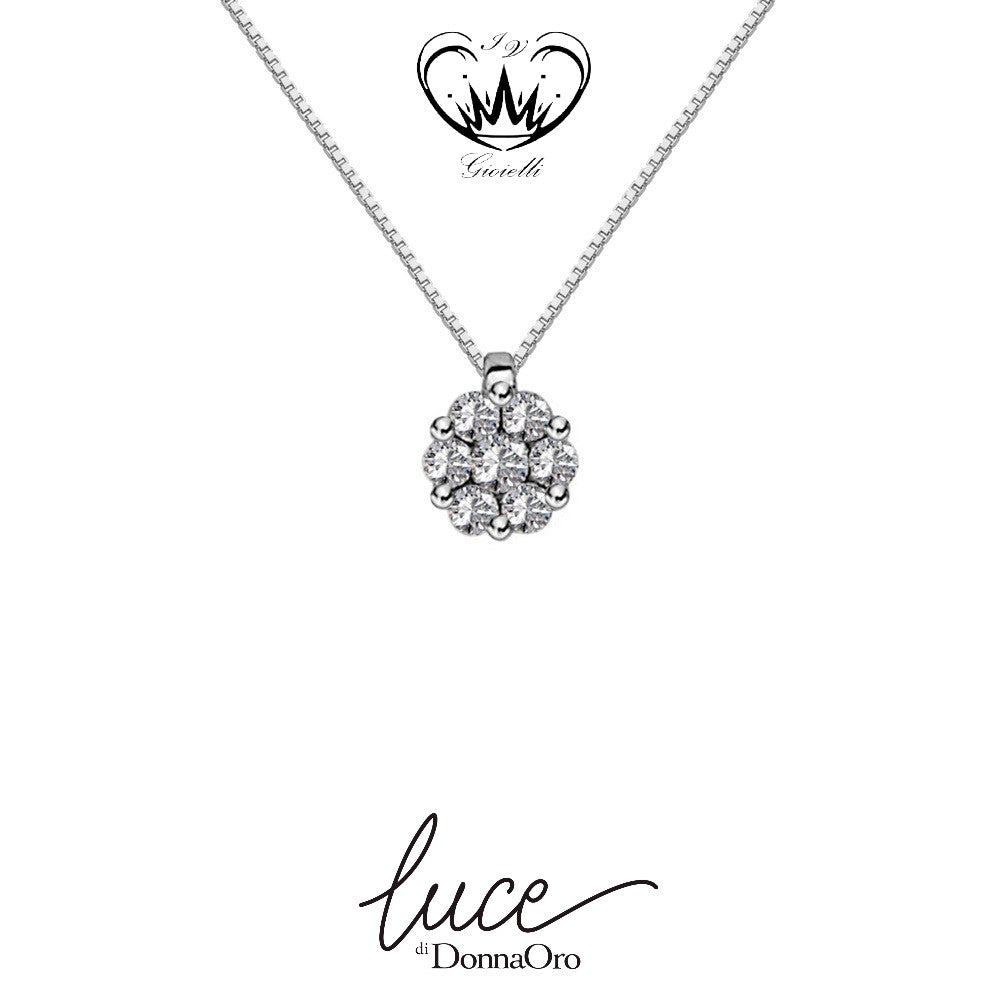 COLLANA PUNTO LUCE DONNA ORO ct. 0,08 ref.DHPF7364.008