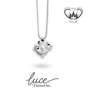 COLLANA PUNTO LUCE DONNA ORO ct. 0,05 ref.DHPL8503.005
