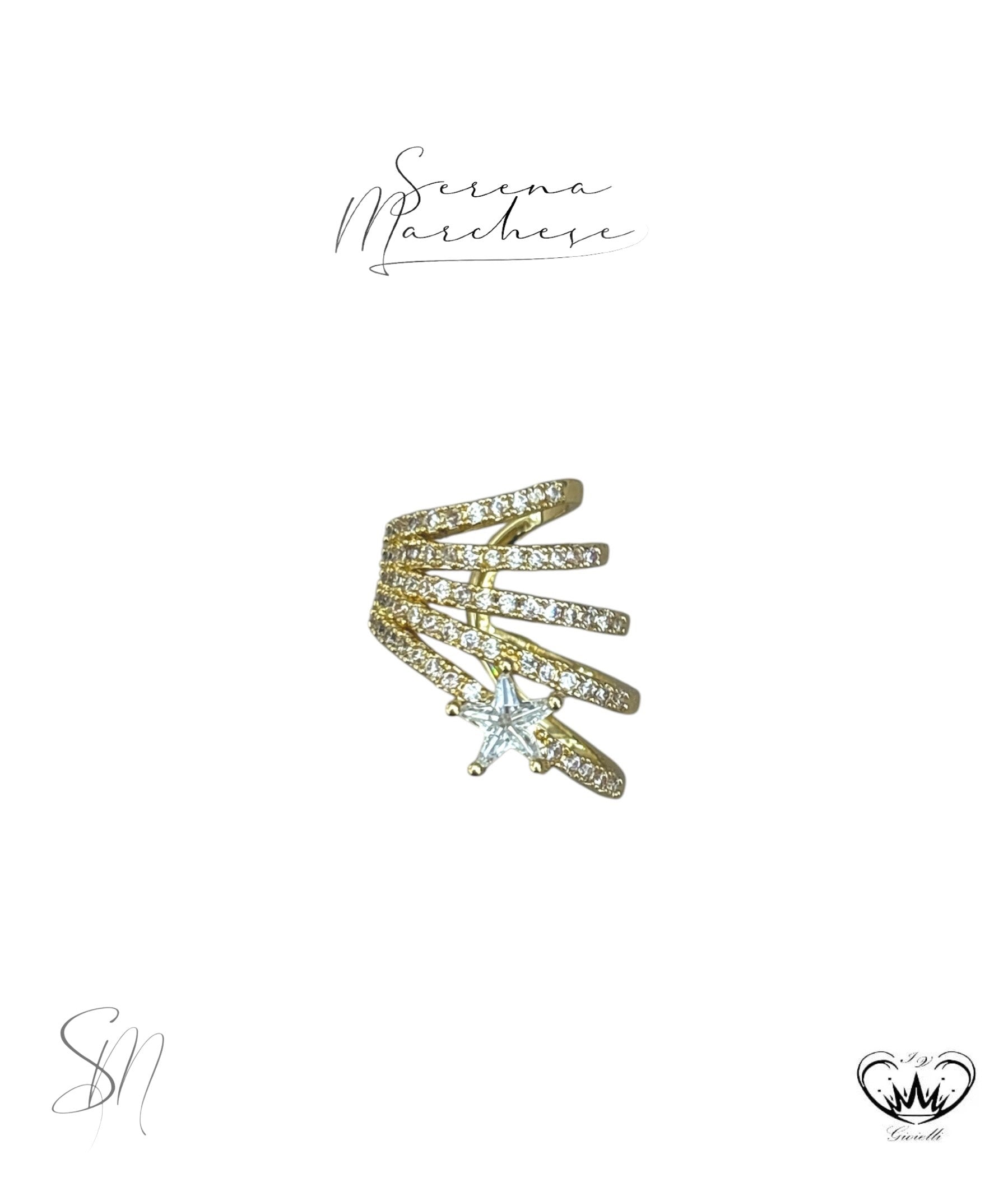 EARCUFF SERENA MARCHESE ref. EARCUFFACCDORSM