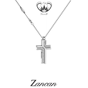 COLLANA CON CROCE ZANCAN ORO 18kt ref.EC742B