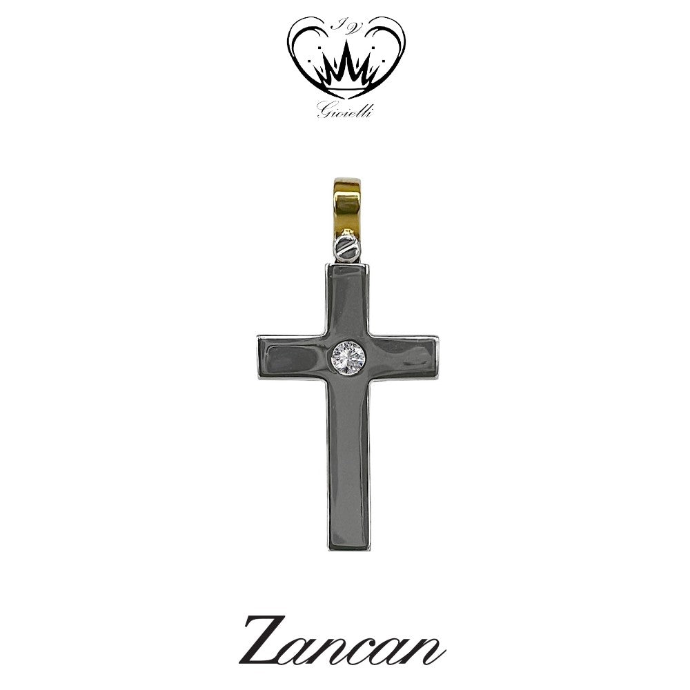 CROCE ZANCAN ORO 18kt ref.EPE107BG