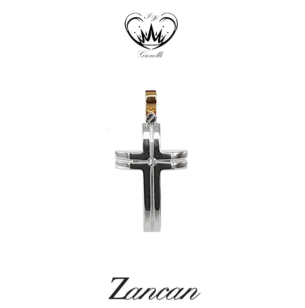 CROCE ZANCAN ORO BIANCO 18kt ref. EPE108BR