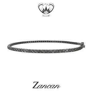 BRACCIALE TENNIS ZANCAN DIAMANTI NERI ct. 1,10  ref.ETU06-110