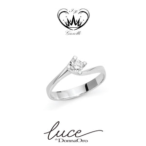 ANELLO SOLITARIO DONNA ORO ct. 0,08 ref.LAS11268.008