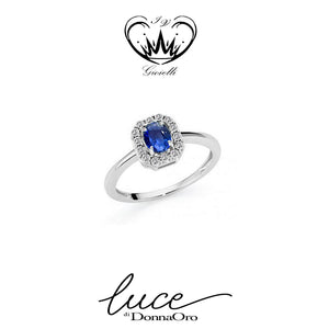 ANELLO CON ZAFFIRI BLU DONNA ORO ref.LAZ11359.007