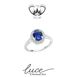 ANELLO CON ZAFFIRI BLU DONNA ORO ref.LAZ12080.006