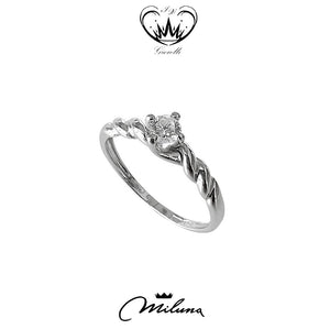ANELLO SOLITARIO MILUNA ct. 0,20 ref. LID5177-020G7