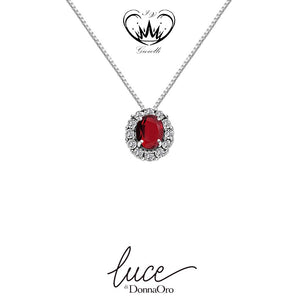 COLLANA CON RUBINO DONNA ORO ref.LPR10094.006