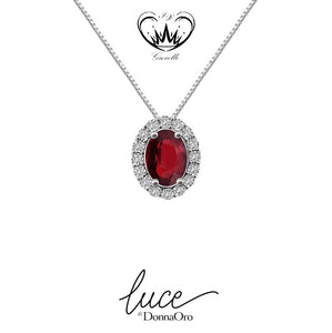 COLLANA CON RUBINI DONNA ORO ref.LPR12078.005