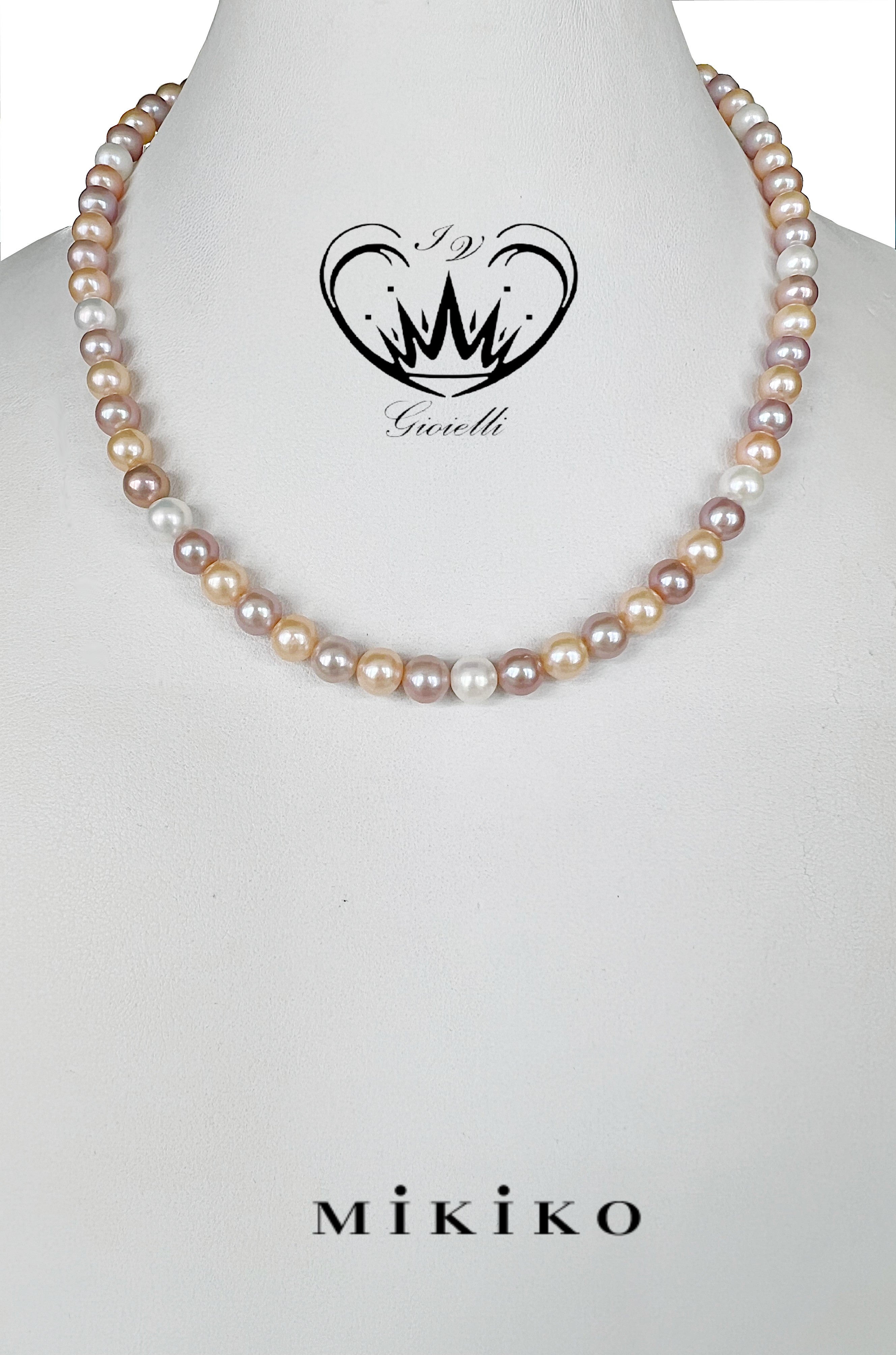 COLLANA FILO PERLE MULTICOLOR MIKIKO REF.MFC400OFCMU060
