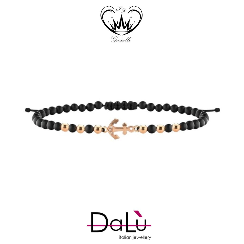 BRACCIALE DALU CORDA E ONICE Diam. ct.0,02 ref. MO1054ONSC