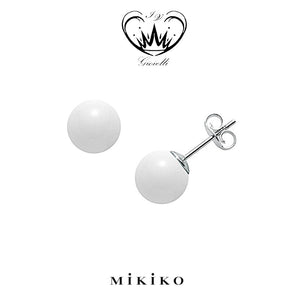 ORECCHINI AGATA BIANCA MIKIKO REF. MO7405A4AGATA00