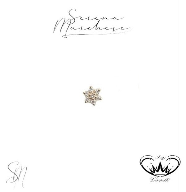 MONO ORECCHINO SERENA MARCHESE FIORE ref. MONOR286A-G
