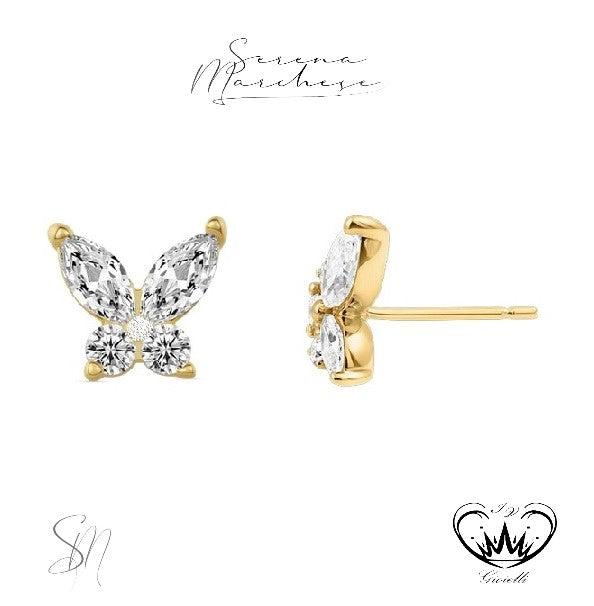 MONO ORECCHINO FARFALLA SERENA MARCHESE ref. MONORFARSMNAV