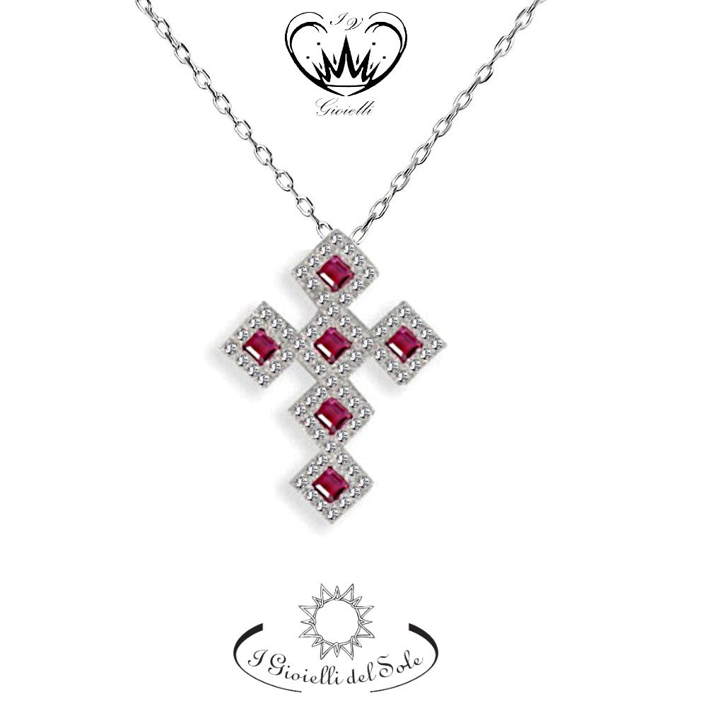 COLLANA I GIOIELLI DEL SOLE RUBINI  ref. MP51070-RU
