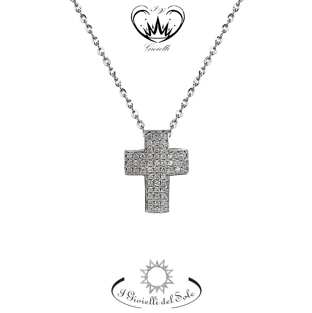 COLLANA CON CROCE I GIOIELLI DEL SOLE  ref. MP54-152-2